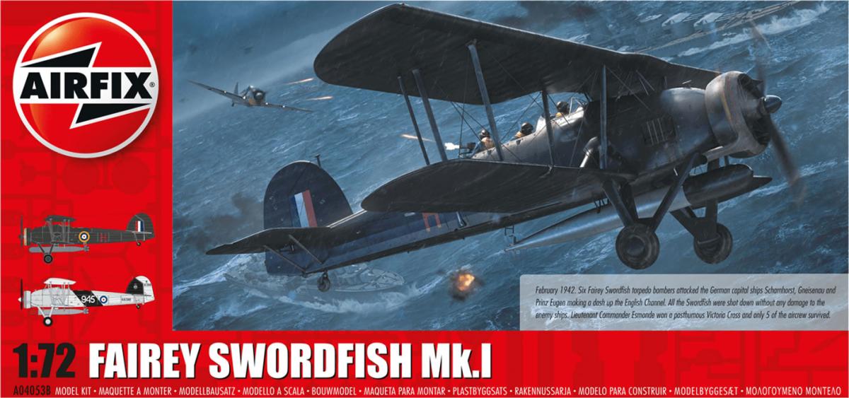 Fairey Swordfish günstig Kaufen-Fairey Swordfish Mk.I. Fairey Swordfish Mk.I <![CDATA[Airfix / A04053B / 1:72]]>. 