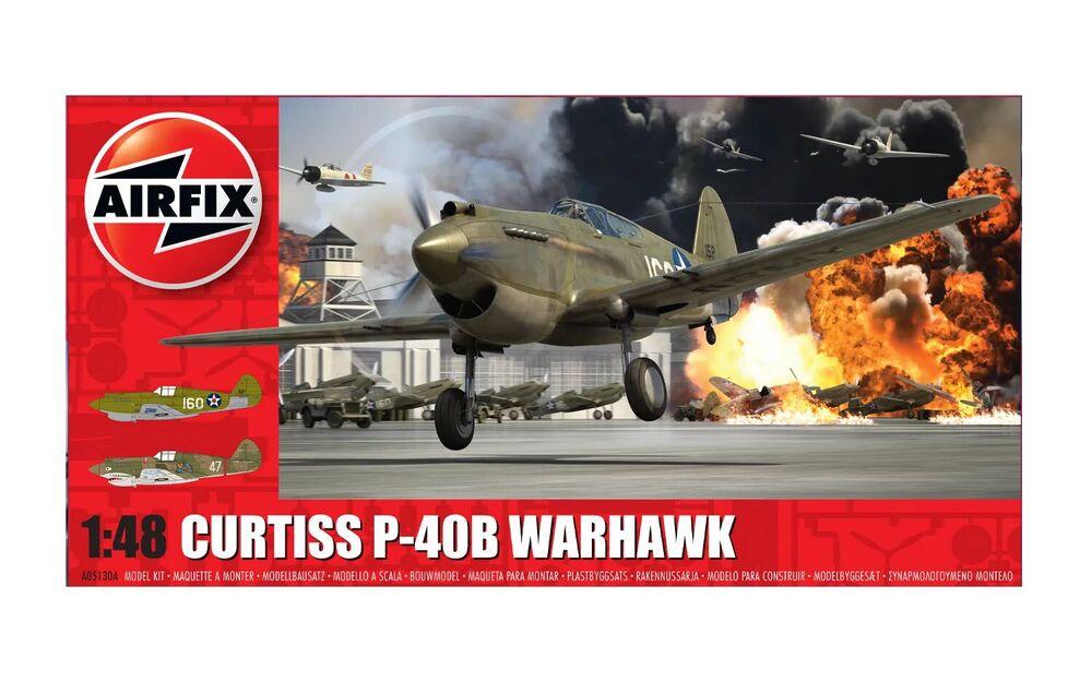 Curtiss Hawk günstig Kaufen-Curtiss P-40B Warhawk. Curtiss P-40B Warhawk <![CDATA[Airfix / A05130A / 1:48]]>. 