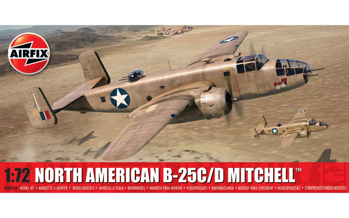 mit 25 günstig Kaufen-North American B-25C/D Mitchell. North American B-25C/D Mitchell <![CDATA[Airfix / A06015A / 1:72]]>. 