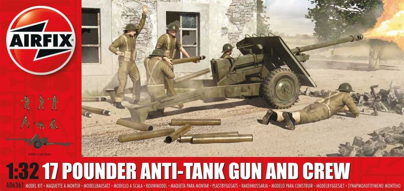 Modellbau: Airfix 17 Pdr Anti-Tank Gun