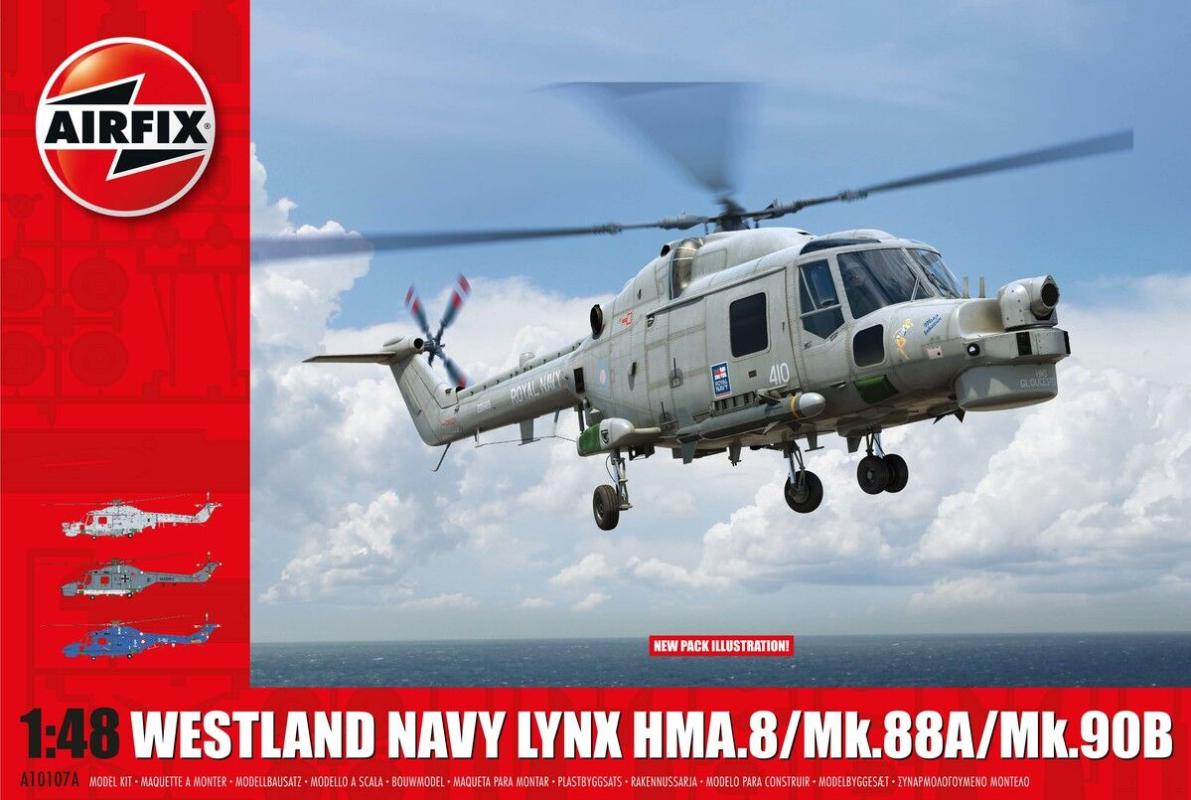 01 07 günstig Kaufen-Westland Navy Lynx Mk.88A/HMA.8/Mk.90B. Westland Navy Lynx Mk.88A/HMA.8/Mk.90B <![CDATA[Airfix / A10107A / 1:48]]>. 