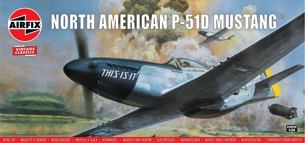 North günstig Kaufen-North American P-51D Mustang. North American P-51D Mustang <![CDATA[Airfix / A14001V / 1:24]]>. 