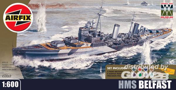 A5 6 günstig Kaufen-Leichter Kreuzer HMS Belfast. Leichter Kreuzer HMS Belfast <![CDATA[Airfix / A50069 / 1:600]]>. 