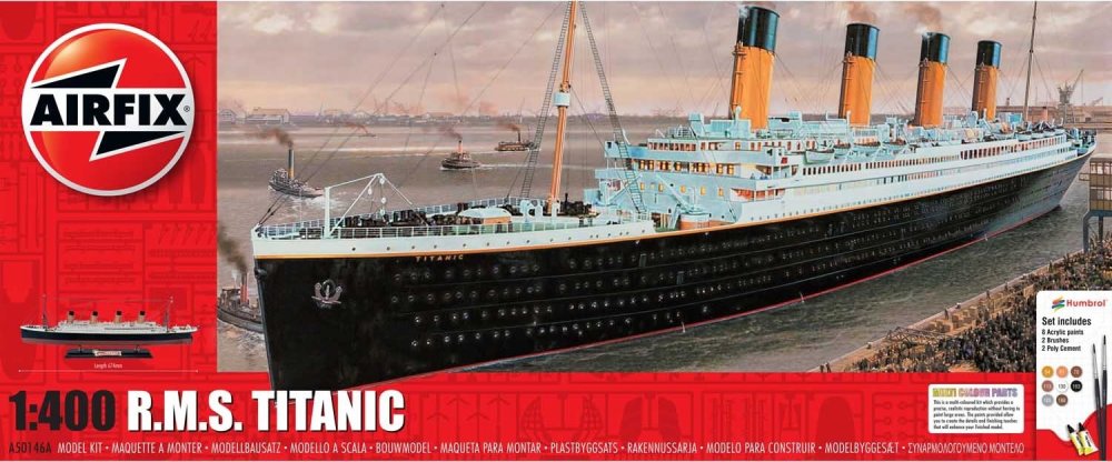 01 400  günstig Kaufen-R.M.S. Titanic - Gift Set. R.M.S. Titanic - Gift Set <![CDATA[Airfix / A50146A / 1:400]]>. 