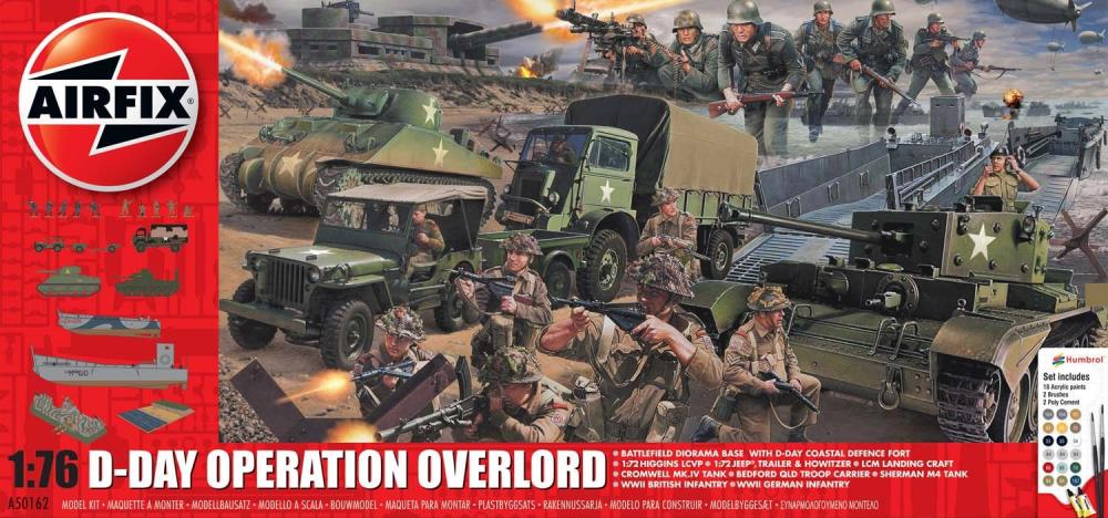 01 62  günstig Kaufen-D-Day 75th Anniversary Operation Overlord Gift Set. D-Day 75th Anniversary Operation Overlord Gift Set <![CDATA[Airfix / A50162A / 1:76]]>. 