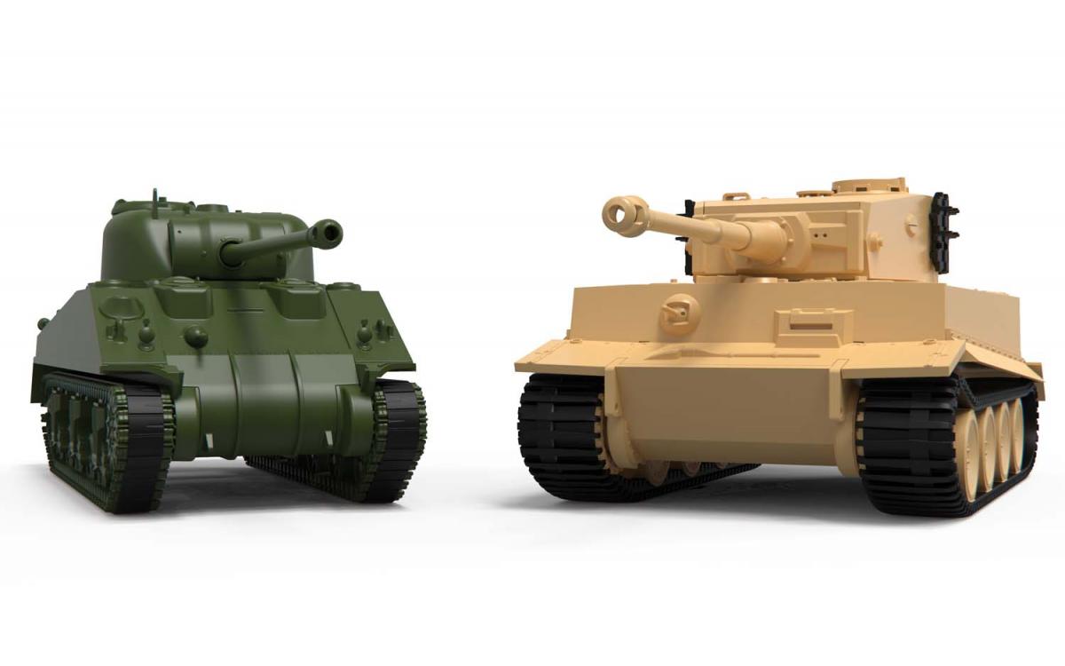 class 6 günstig Kaufen-Classic Conflict - Tiger 1 vs Sherman Firefly. Classic Conflict - Tiger 1 vs Sherman Firefly <![CDATA[Airfix / A50186 / 1:72]]>. 