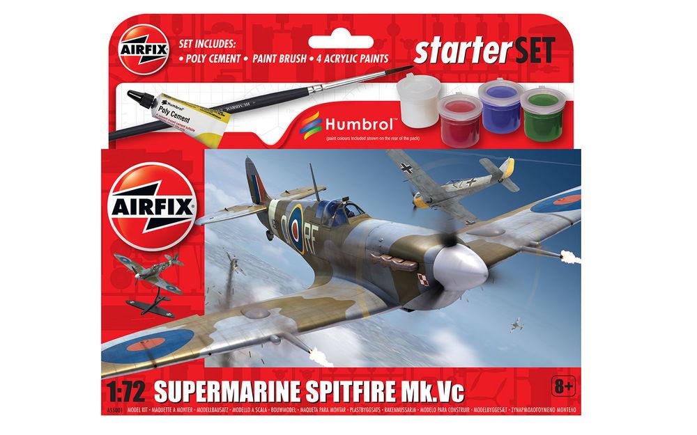 Spitfire Small günstig Kaufen-Supermarine Spitfire MkVc - Small Beginners Set. Supermarine Spitfire MkVc - Small Beginners Set <![CDATA[Airfix / A55001 / 1:72]]>. 