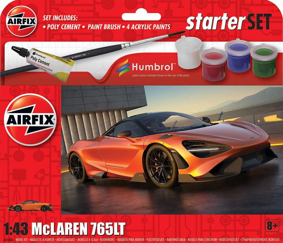 MC 4 günstig Kaufen-Starter Set - McLaren 765. Starter Set - McLaren 765 <![CDATA[Airfix / A55006 / 1:43]]>. 