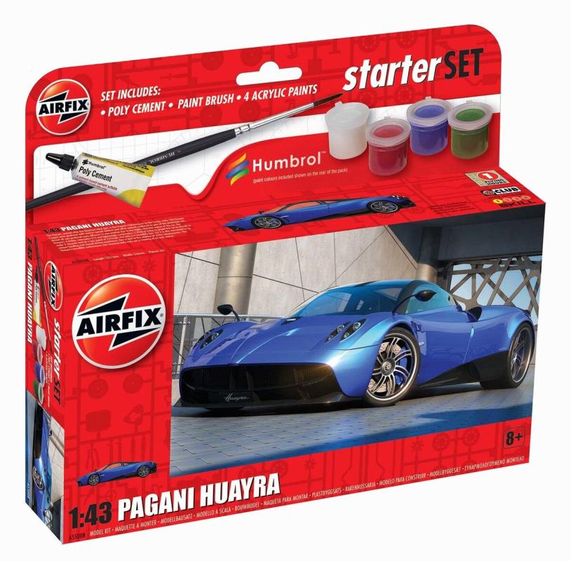 43 x günstig Kaufen-Pagani Huayra - Small Starter Set. Pagani Huayra - Small Starter Set <![CDATA[Airfix / A55008 / 1:43]]>. 