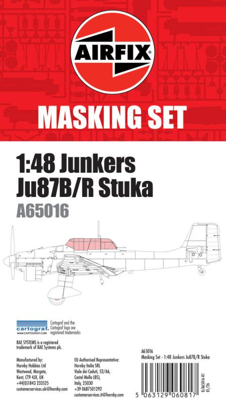 5063129060817 - Masking Set - Junkers Ju87 Stuka