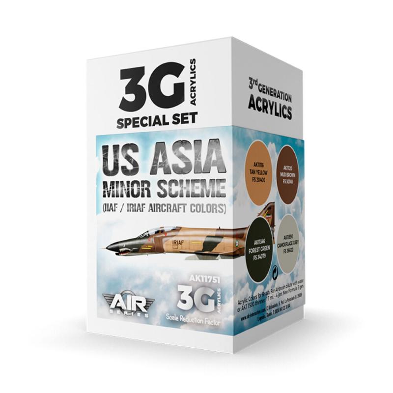 8435568314597 - US Asia Minor Scheme (IIAF IRIAF Aircraft) SET 3G 8435568314597 - US Asia Minor Scheme (IIAF IRIAF Aircraft) SET 3G