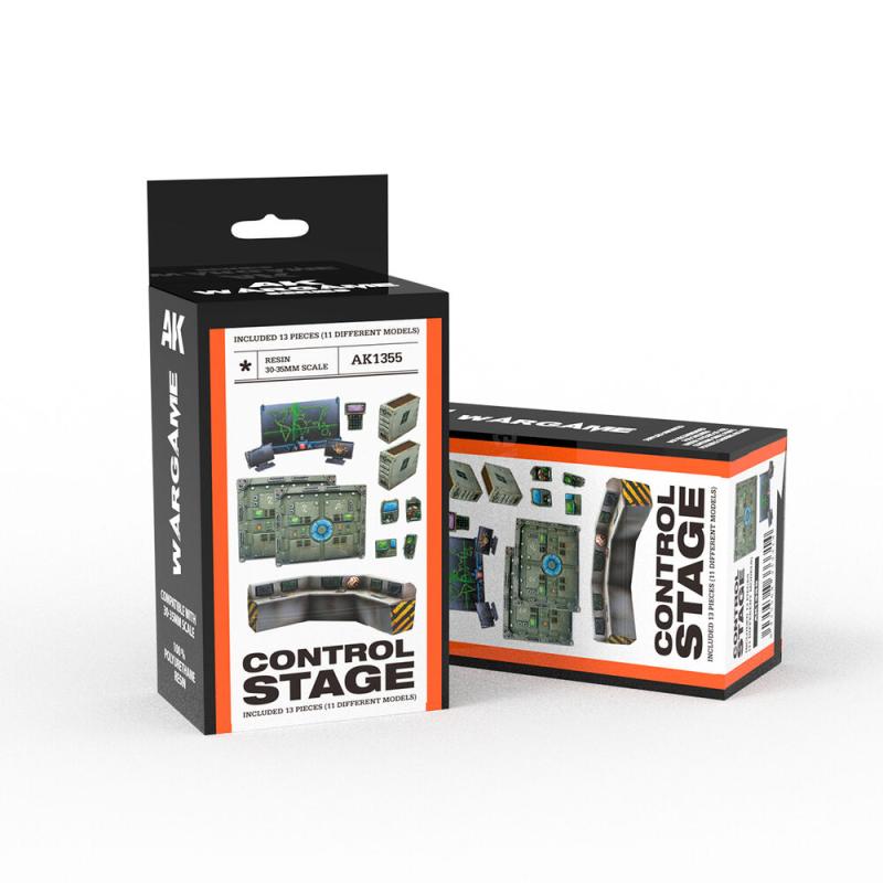 8435568333314 - CONTROL STAGE SET WARGAME (RESIN 30-35MM)