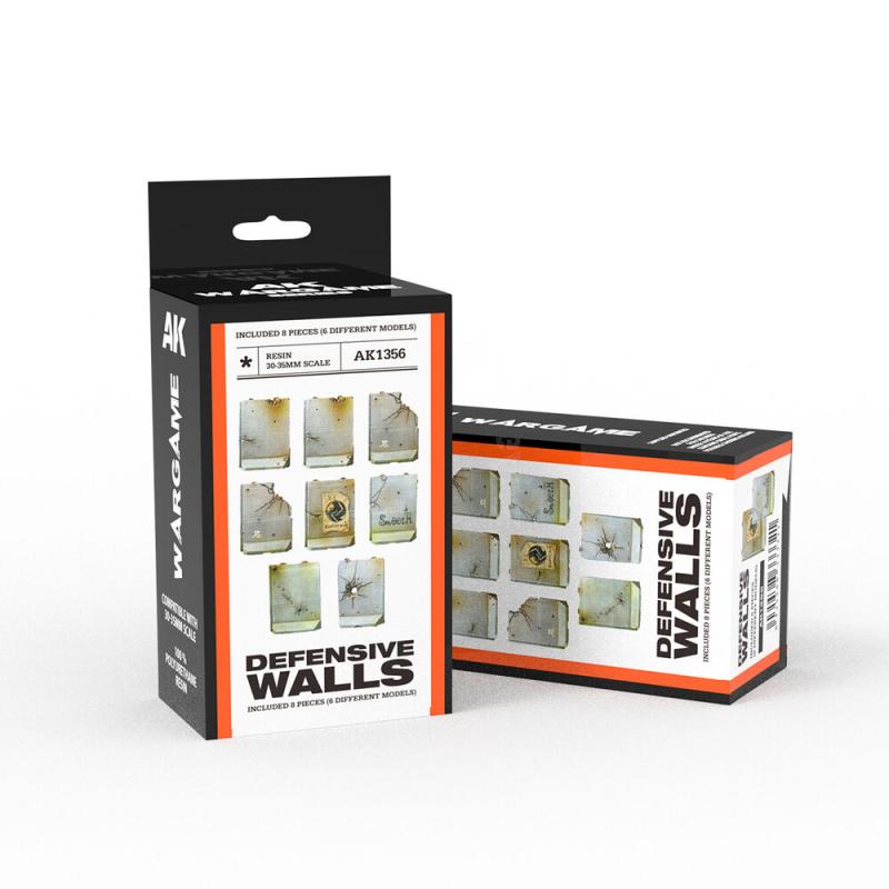 8435568333321 - DEFENSIVE WALLS SET WARGAME (RESIN 30-35MM) 8435568333321 - DEFENSIVE WALLS SET WARGAME (RESIN 30-35MM)