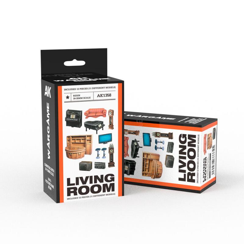 8435568333345 - LIVING ROOM SET WARGAME (RESIN 30-35MM) 8435568333345 - LIVING ROOM SET WARGAME (RESIN 30-35MM)