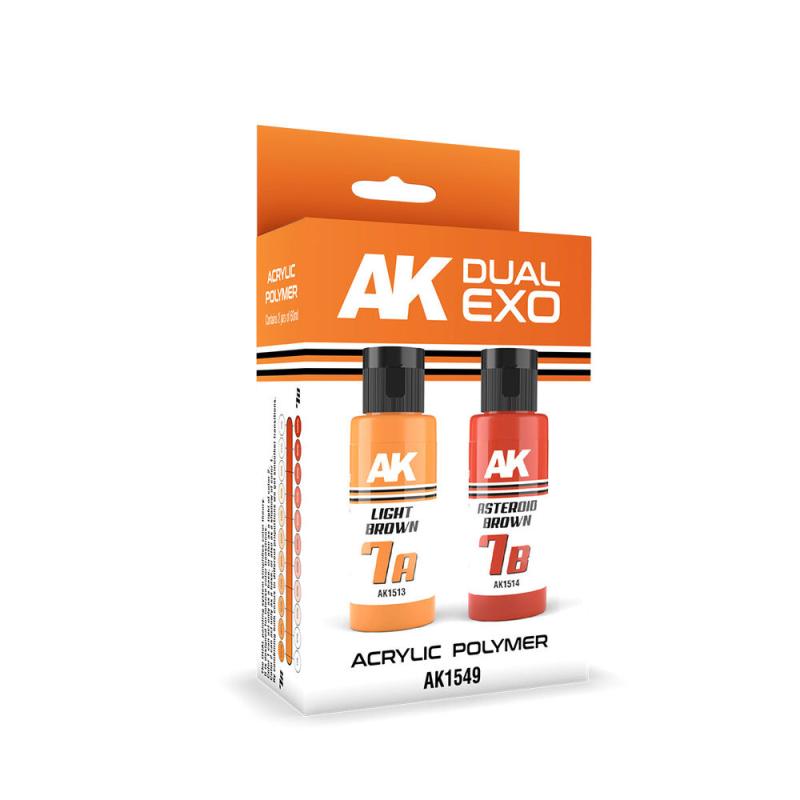 8435568327832 - LIGHT BROWN & ASTEROID BROWN DUAL EXO Set 7