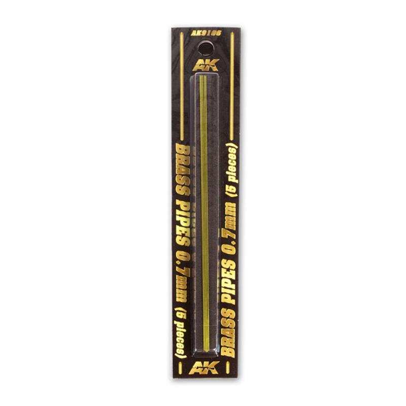 8435568307124 - BRASS PIPES 07mm 5 units 8435568307124 - BRASS PIPES 07mm 5 units