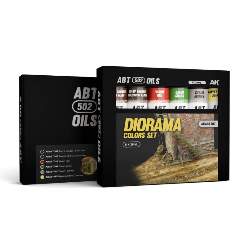 8435568344662 - DIORAMA COLORS SET - ABT 502 OILS
