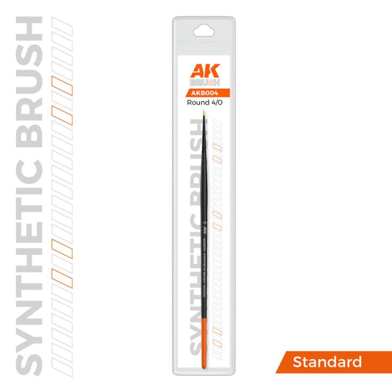 8435568345430 - AK SYNTHETIC BRUSH - ROUND 4 0 8435568345430 - AK SYNTHETIC BRUSH - ROUND 4 0