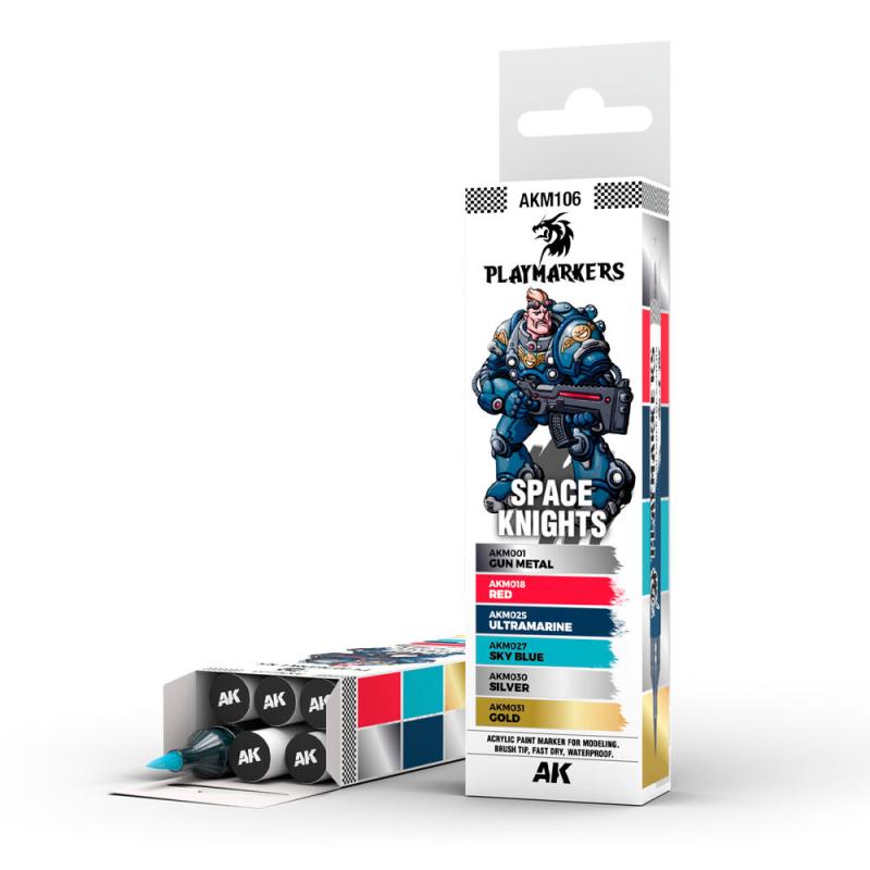 8435568338944 - Playmarkers Set - Space Knight (6 Farben)