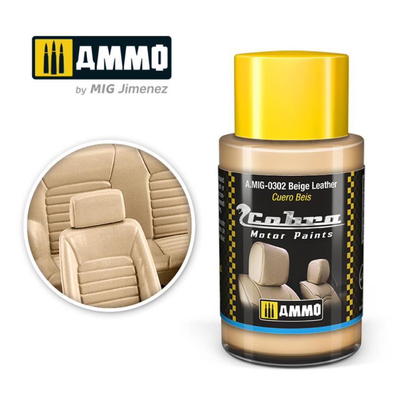 302 Z günstig Kaufen-COBRA MOTOR Beige Leather. COBRA MOTOR Beige Leather <![CDATA[AMMO by MIG Jimenez / A.MIG-0302]]>. 