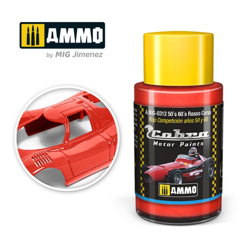 8432074003120 - COBRA MOTOR 50´s 60´s Rosso Corsa 8432074003120 - COBRA MOTOR 50´s 60´s Rosso Corsa