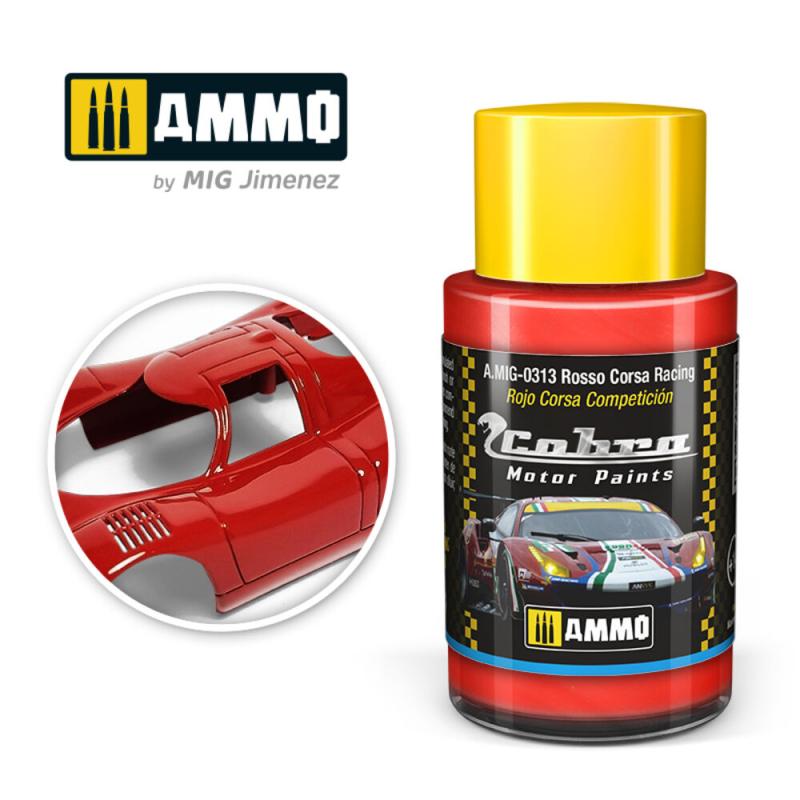 Corsa B günstig Kaufen-COBRA MOTOR Rosso Corsa Racing. COBRA MOTOR Rosso Corsa Racing <![CDATA[AMMO by MIG Jimenez / A.MIG-0313]]>. 