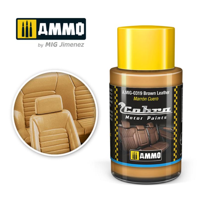 19 mm günstig Kaufen-COBRA MOTOR Brown Leather. COBRA MOTOR Brown Leather <![CDATA[AMMO by MIG Jimenez / A.MIG-0319]]>. 