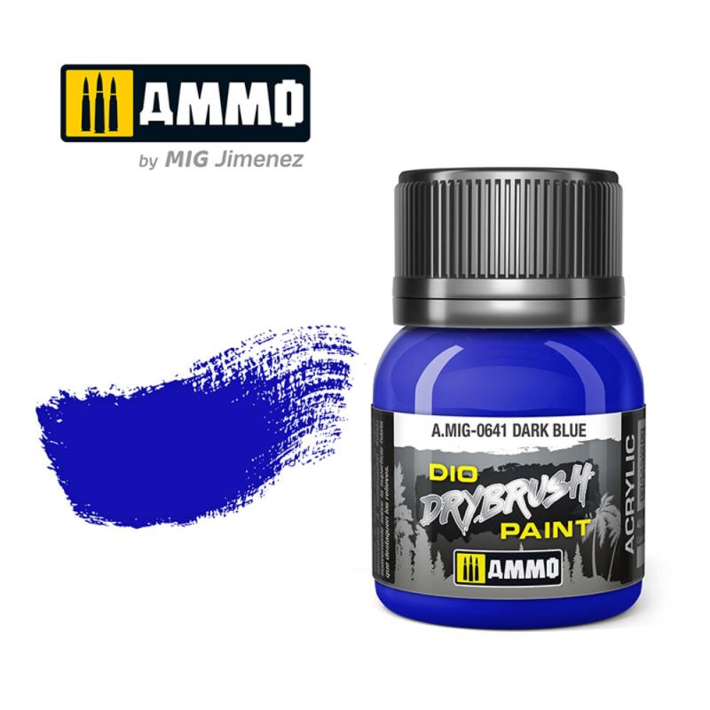 Blue R günstig Kaufen-DRYBRUSH Dark Blue. DRYBRUSH Dark Blue <![CDATA[AMMO by MIG Jimenez / A.MIG-0641]]>. 