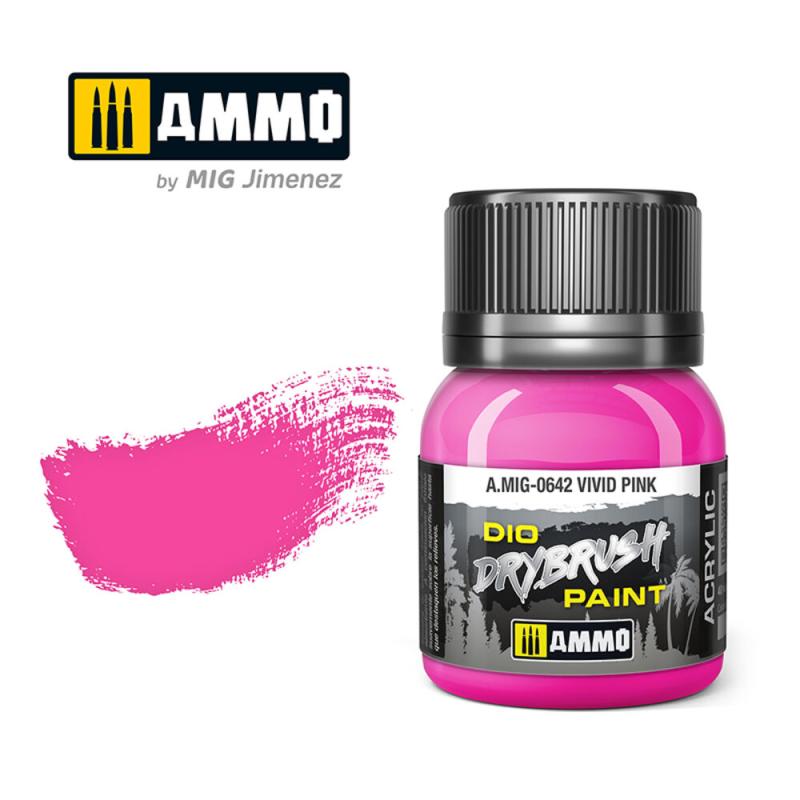 DRYBRUSH Vivid günstig Kaufen-DRYBRUSH Vivid PinkÂ . DRYBRUSH Vivid PinkÂ  <![CDATA[AMMO by MIG Jimenez / A.MIG-0642]]>. 