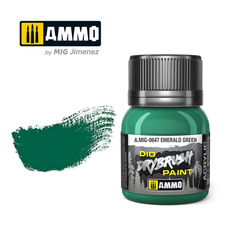 Emerald Green günstig Kaufen-DRYBRUSH Emerald Green. DRYBRUSH Emerald Green <![CDATA[AMMO by MIG Jimenez / A.MIG-0647]]>. 