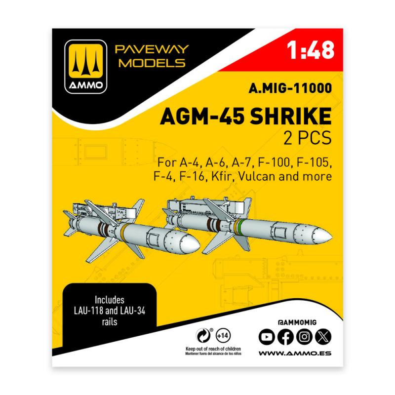8432074110002 - AGM-45 Shrike (2 pcs)