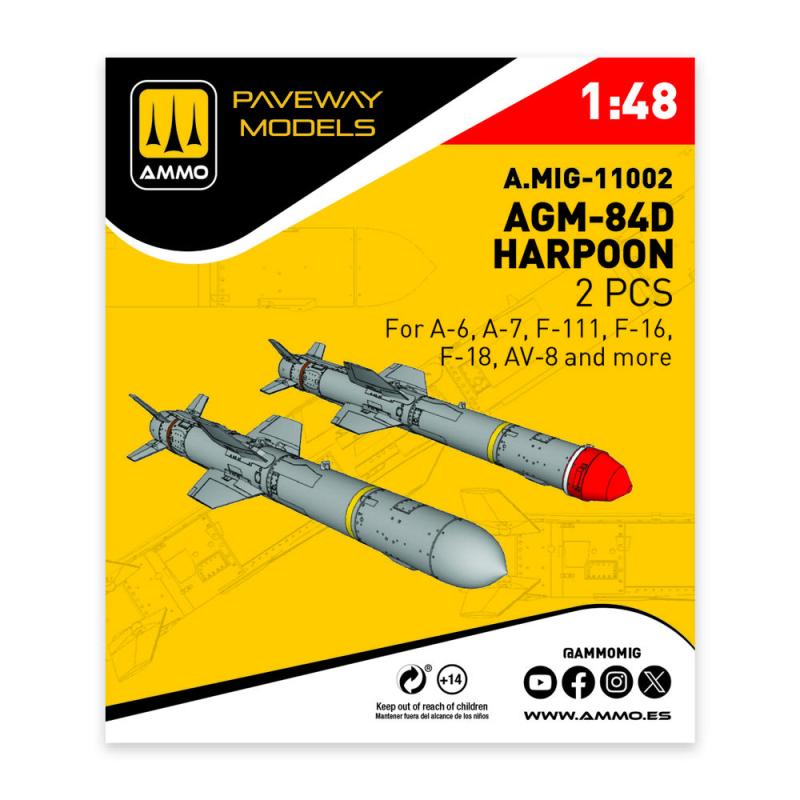 8432074110026 - AGM-84D Harpoon (2 pcs)