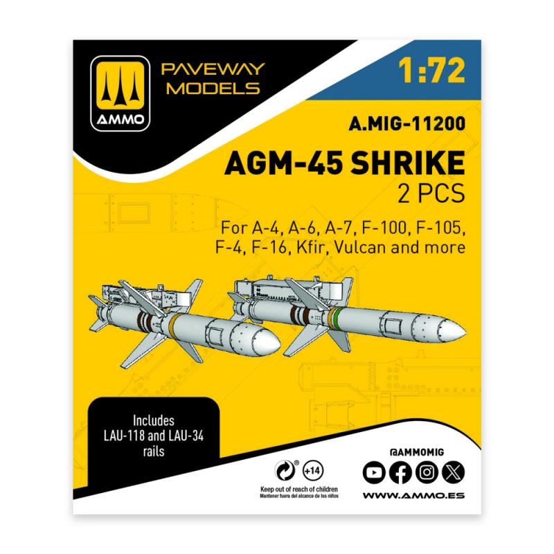 8432074112006 - AGM-45 Shrike (2 pcs)