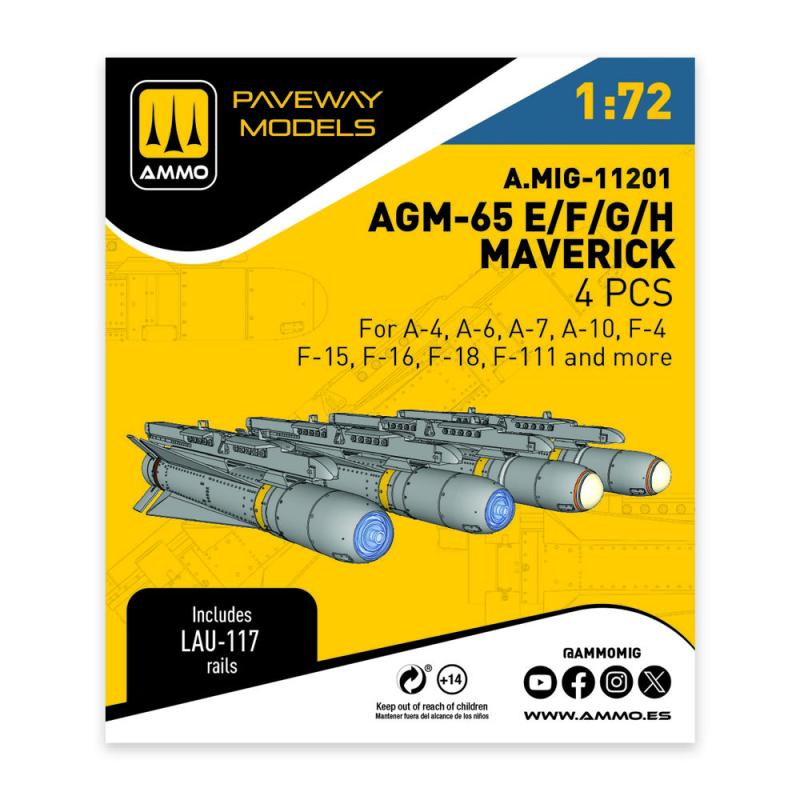 8432074112013 - AGM-65E F G H Maverick (4 pcs)