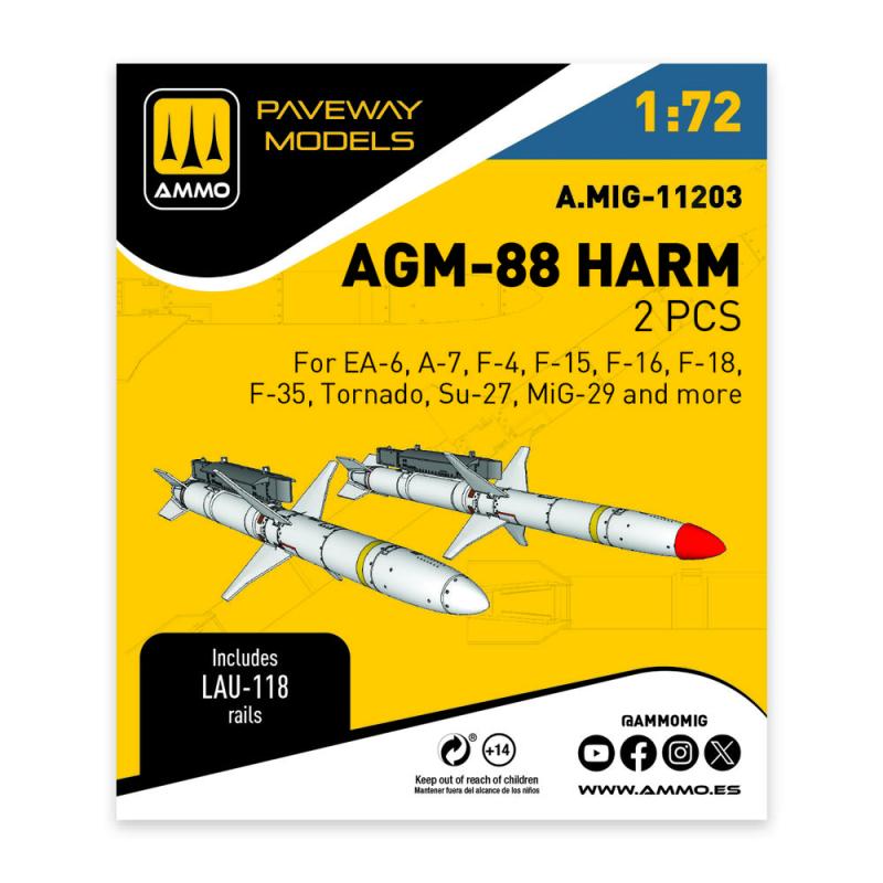 8432074112037 - AGM-88 HARM (2 pcs)