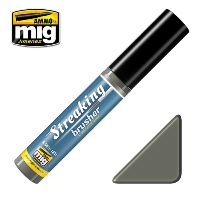 25 mm  günstig Kaufen-STREAKINGBRUSHER Cold Dirty Grey. STREAKINGBRUSHER Cold Dirty Grey <![CDATA[AMMO by MIG Jimenez / A.MIG-1251]]>. 