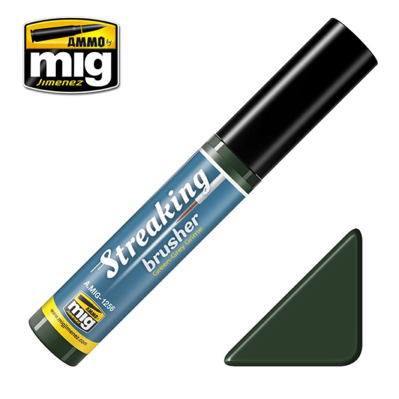 25 mm  günstig Kaufen-STREAKINGBRUSHER Green-Grey Grime. STREAKINGBRUSHER Green-Grey Grime <![CDATA[AMMO by MIG Jimenez / A.MIG-1256]]>. 