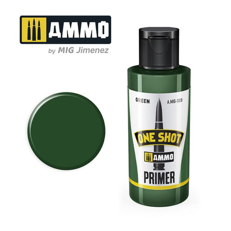 Shot günstig Kaufen-ONE SHOT PRIMER Green. ONE SHOT PRIMER Green <![CDATA[AMMO by MIG Jimenez / A.MIG-2028]]>. 