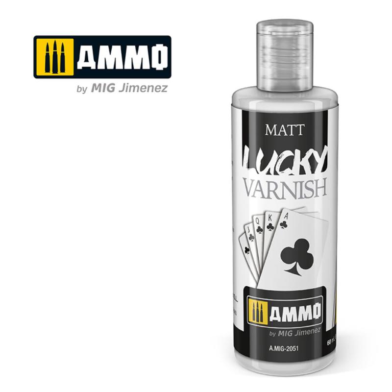 Matt  günstig Kaufen-LUCKY VARNISH Matt (60mL). LUCKY VARNISH Matt (60mL) <![CDATA[AMMO by MIG Jimenez / A.MIG-2051]]>. 