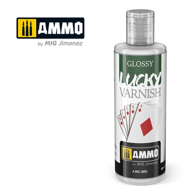 Varnish Gloss günstig Kaufen-LUCKY VARNISH Glossy (60mL). LUCKY VARNISH Glossy (60mL) <![CDATA[AMMO by MIG Jimenez / A.MIG-2053]]>. 