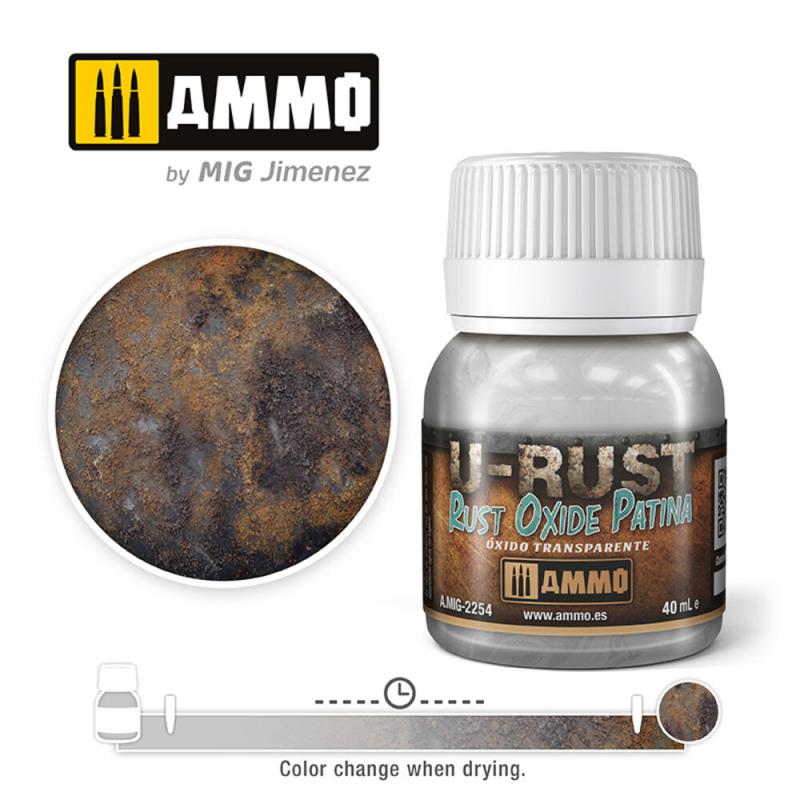 Oxide günstig Kaufen-U-RUST Rust Oxide Patina (40mL). U-RUST Rust Oxide Patina (40mL) <![CDATA[AMMO by MIG Jimenez / A.MIG-2254]]>. 