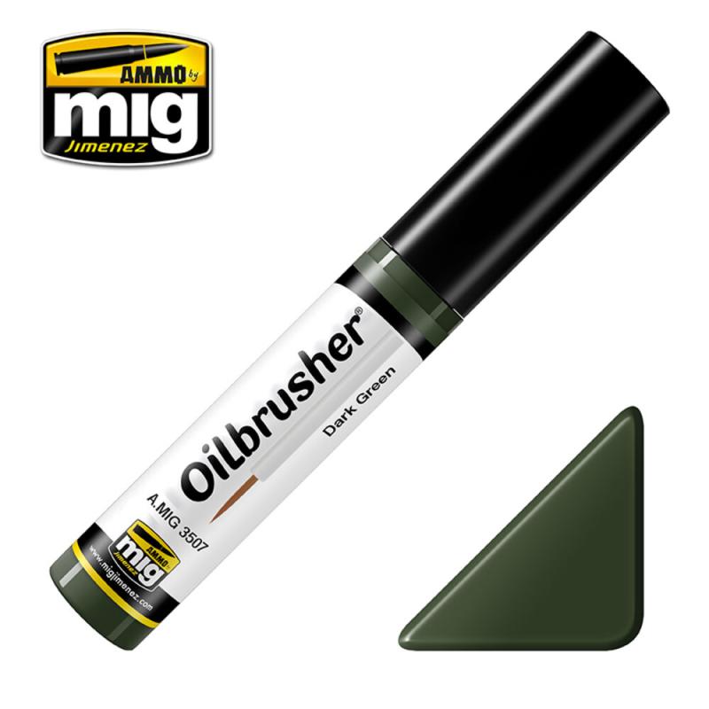 Oilbrusher günstig Kaufen-OILBRUSHER Dark Green. OILBRUSHER Dark Green <![CDATA[AMMO by MIG Jimenez / A.MIG-3507]]>. 