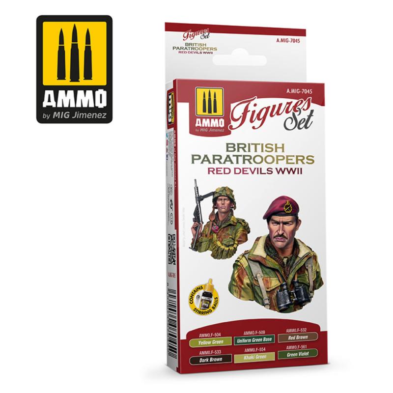 WWII günstig Kaufen-British Paratroopers Red Devils WWII. British Paratroopers Red Devils WWII <![CDATA[AMMO by MIG Jimenez / A.MIG-7045]]>. 