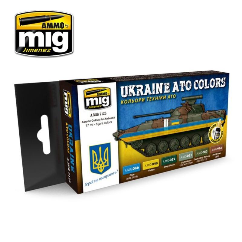 Color Me günstig Kaufen-Ukraine ATO Colors. Ukraine ATO Colors <![CDATA[AMMO by MIG Jimenez / A.MIG-7125]]>. 