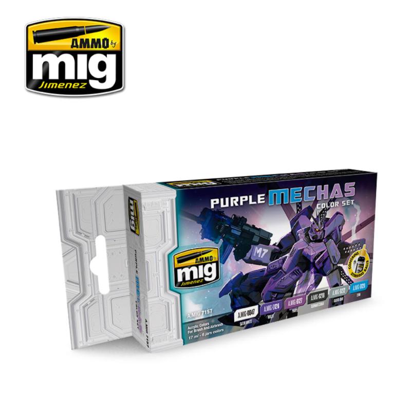 Set PU günstig Kaufen-Purple Mechas Color Set. Purple Mechas Color Set <![CDATA[AMMO by MIG Jimenez / A.MIG-7157]]>. 