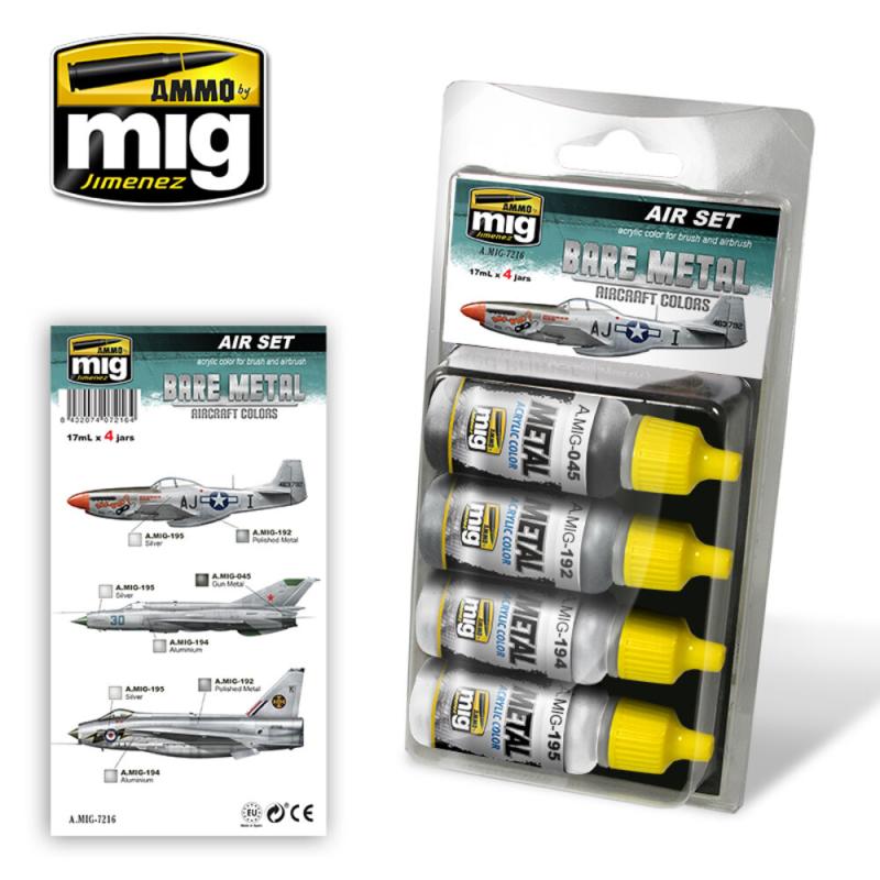 16 MM günstig Kaufen-Bare Metal Aircraft Colors. Bare Metal Aircraft Colors <![CDATA[AMMO by MIG Jimenez / A.MIG-7216]]>. 