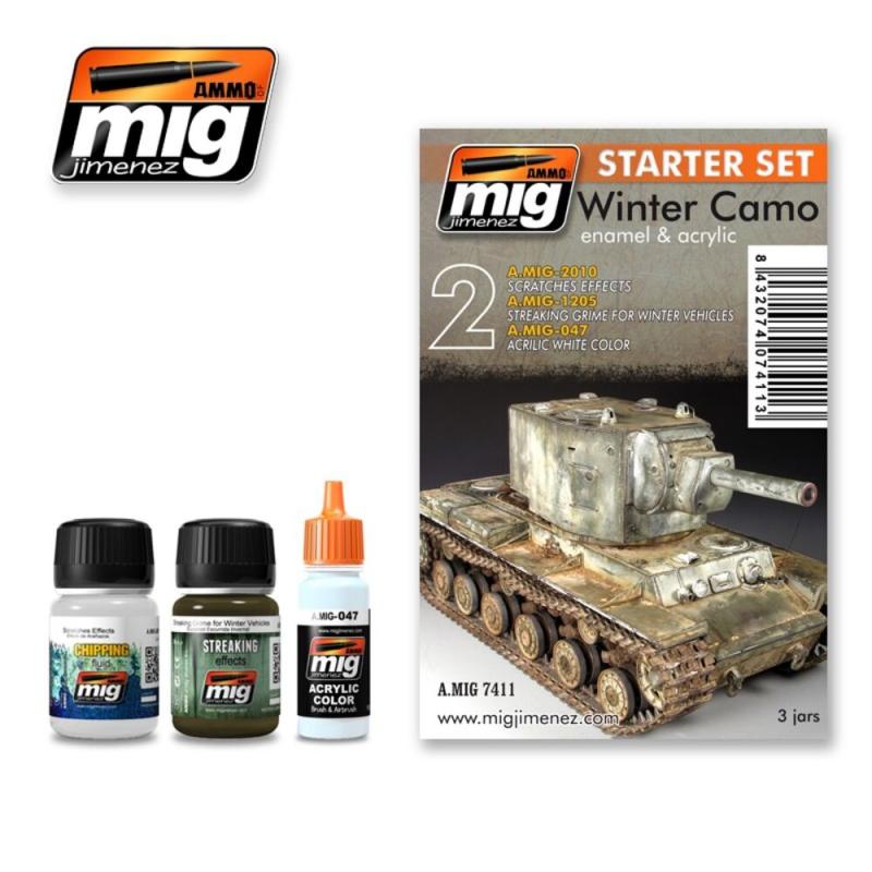 Starter günstig Kaufen-Winter Camo Starter Set. Winter Camo Starter Set <![CDATA[AMMO by MIG Jimenez / A.MIG-7411]]>. 