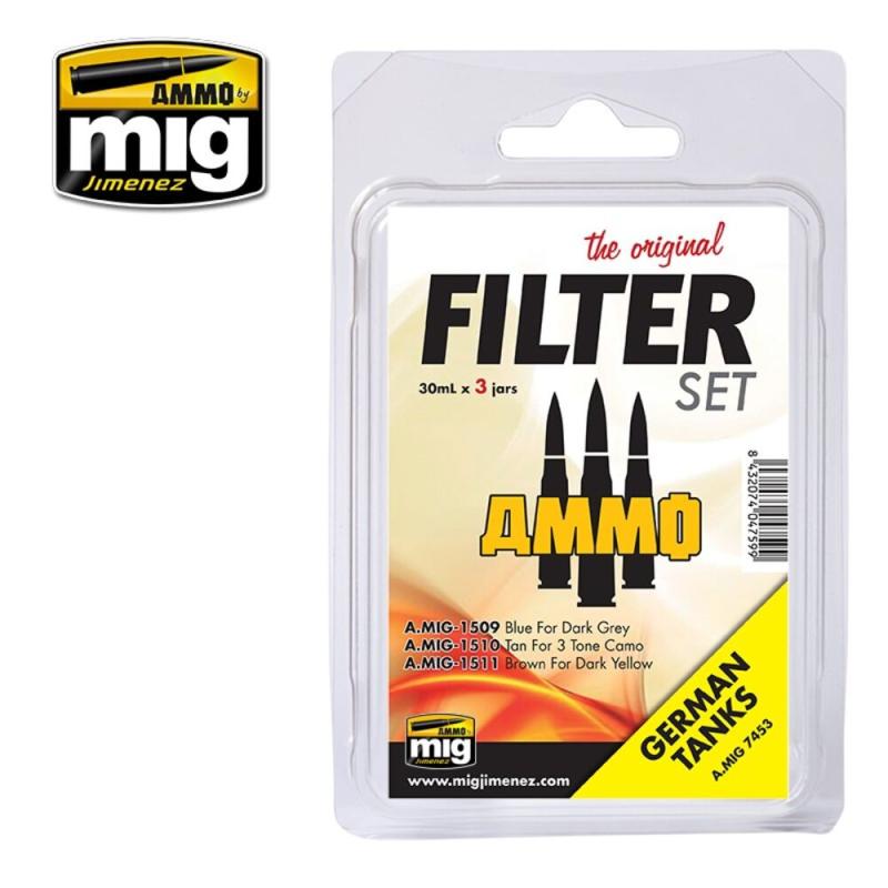 FILTER+FUCHS  günstig Kaufen-FILTER SET German Tanks. FILTER SET German Tanks <![CDATA[AMMO by MIG Jimenez / A.MIG-7453]]>. 