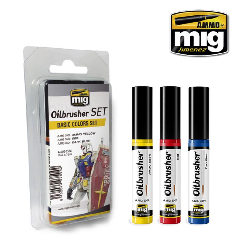 8432074075042 - Basic Colors OILBRUSHER SET 8432074075042 - Basic Colors OILBRUSHER SET
