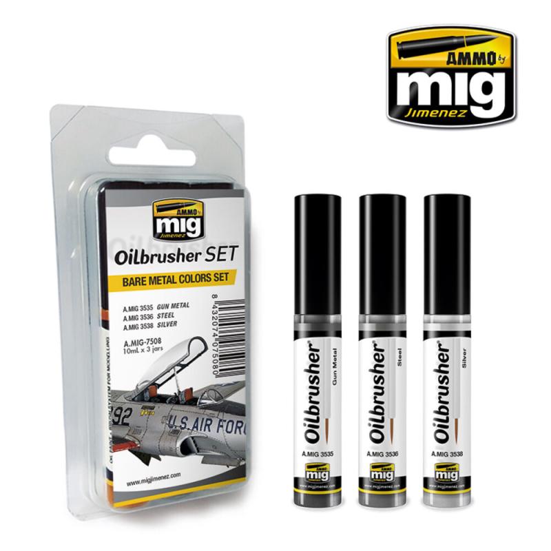 8432074075080 - Bare Metal Colors OILBRUSHER SET 8432074075080 - Bare Metal Colors OILBRUSHER SET